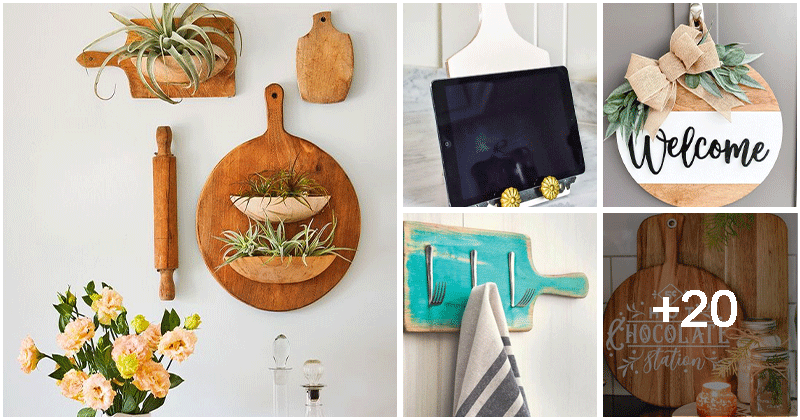 25 Clever Home Decor Ways to Use Your Cutting Board