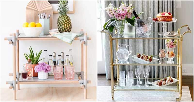 Stunning bar cart ideas to add cool style to your home