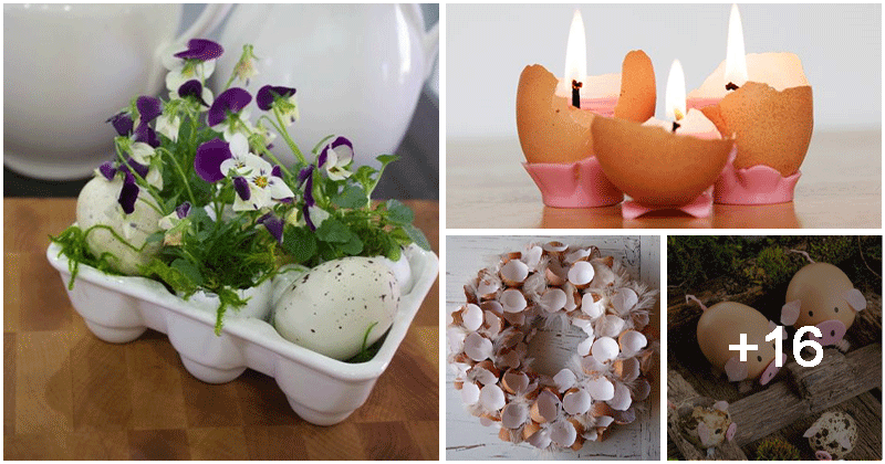 Fun eggshell craft ideas to decorate your home