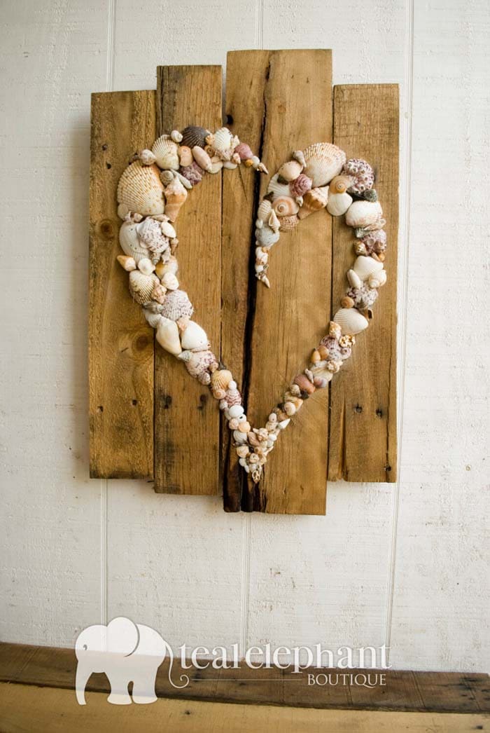 Easy DIY seashell ideas to decorate houses - 23