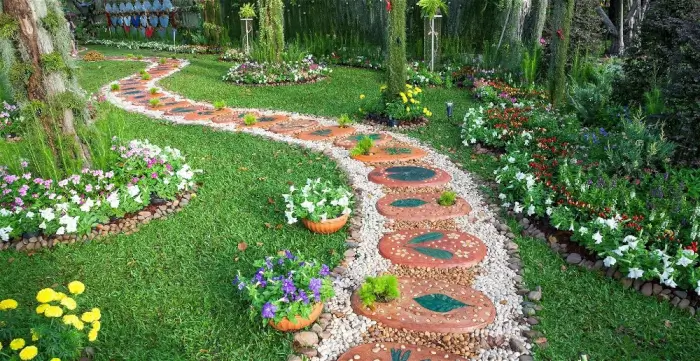46 top garden design ideas with pebbles - 359