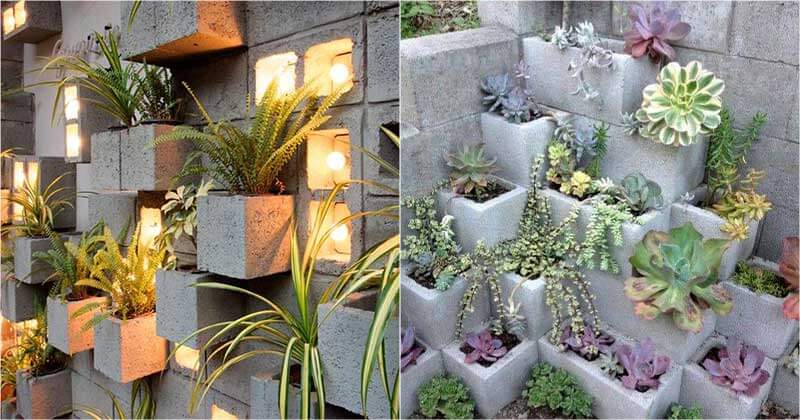 22 Awesome Cinder Block Garden Ideas - 137