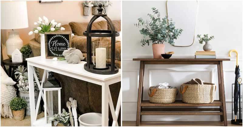 23 creative console table ideas you will love - 71