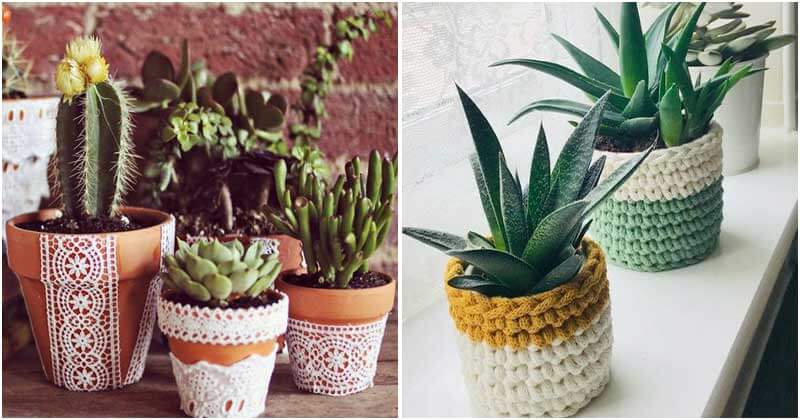 20 Eye-Catching DIY Indoor Plant Pot Cover Ideas - 131