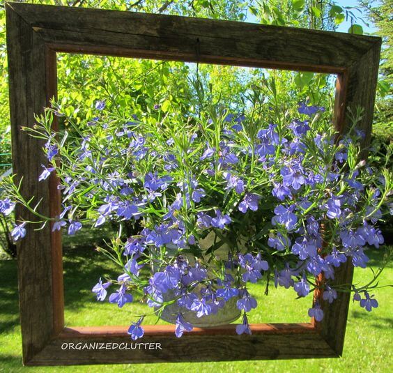 26 creative DIY ideas with old picture frames - 203