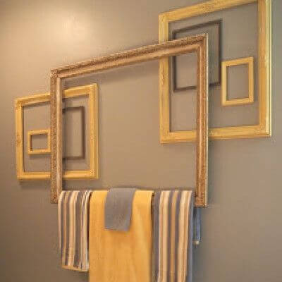 26 creative DIY ideas with old picture frames - 209