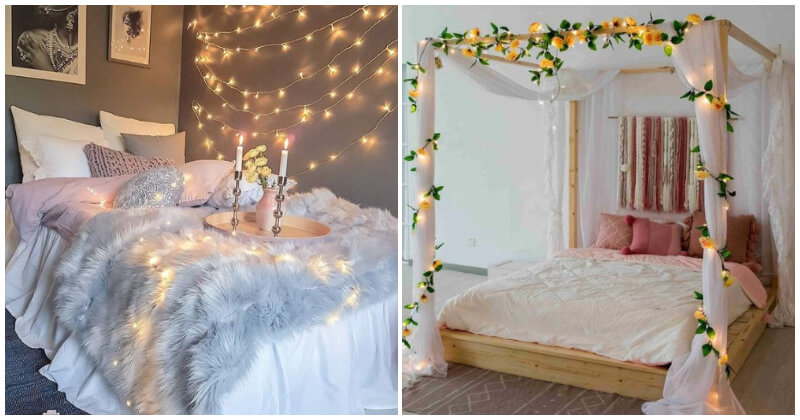 20 fairy lights ideas for your bedroom