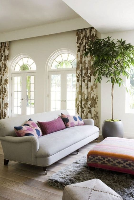 20 creative ideas for living room curtains - 153