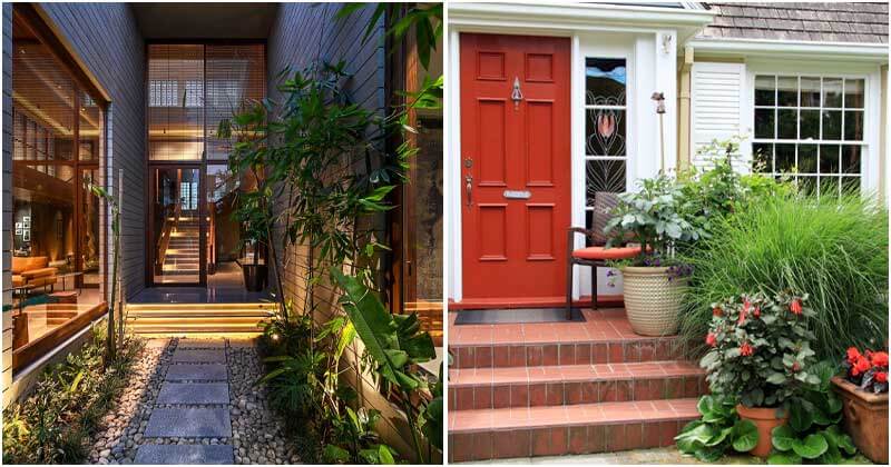 24 beautiful entryway decoration ideas with plants