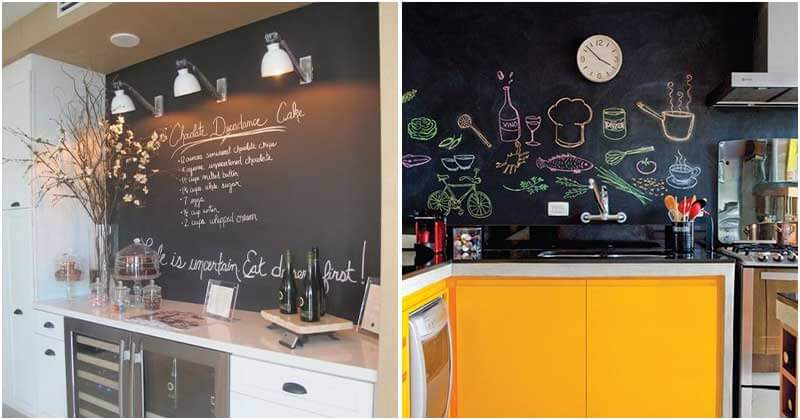 27 creative chalkboard ideas for your kitchen decoration