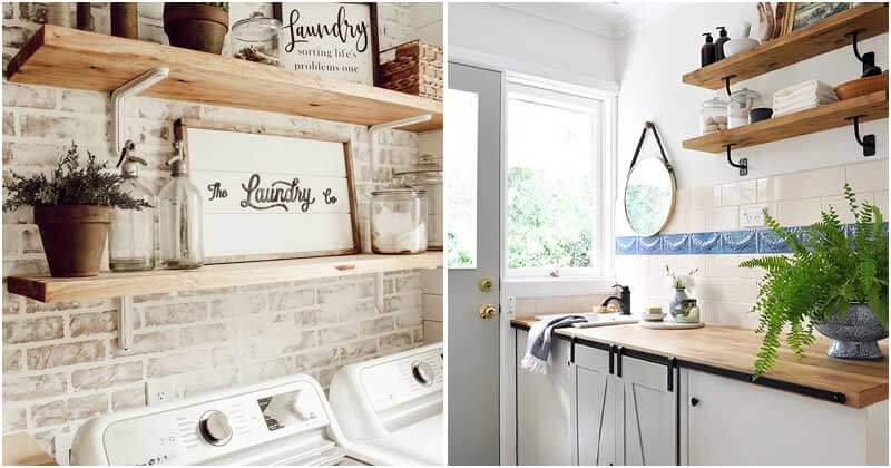29 ideas to decorate your laundry room in a vintage style