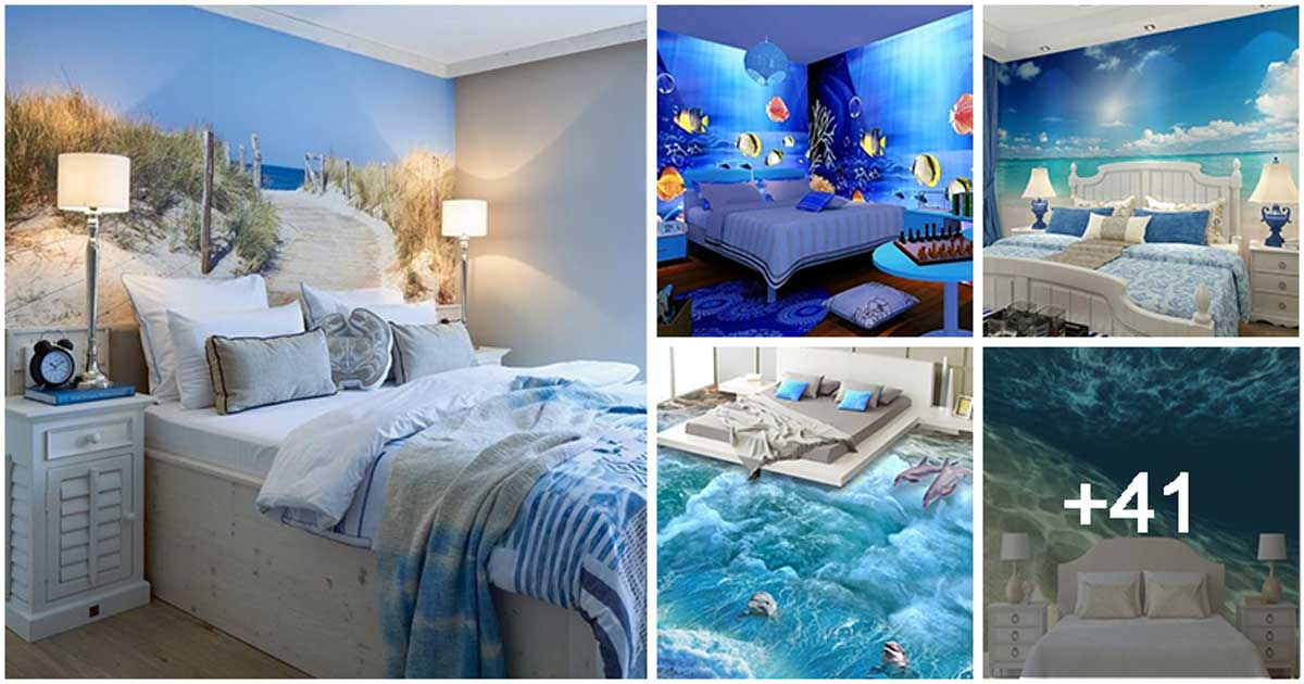 46 beautiful ways to transform your bedroom into a sea paradise