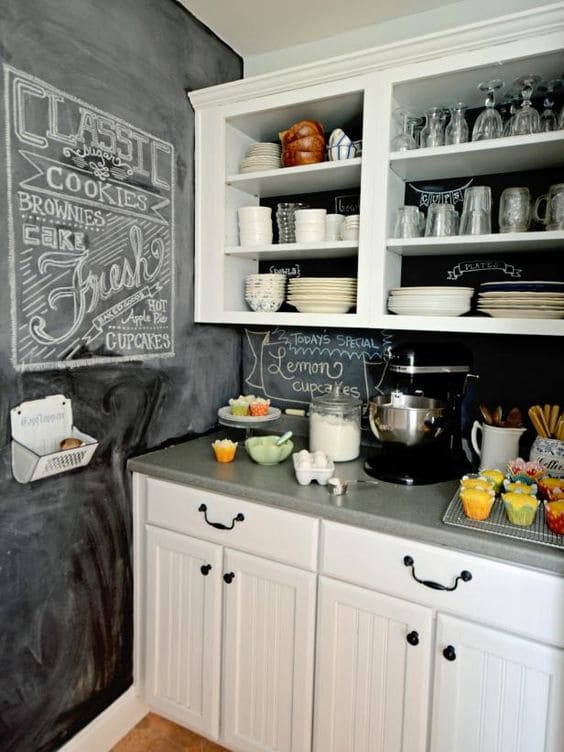 27 creative chalkboard ideas for your kitchen decor - 75