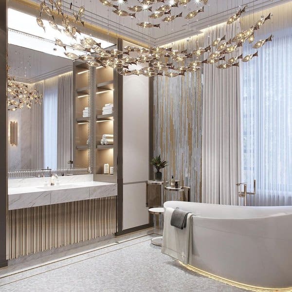 Bathroom curtain ideas-elegant picture-11