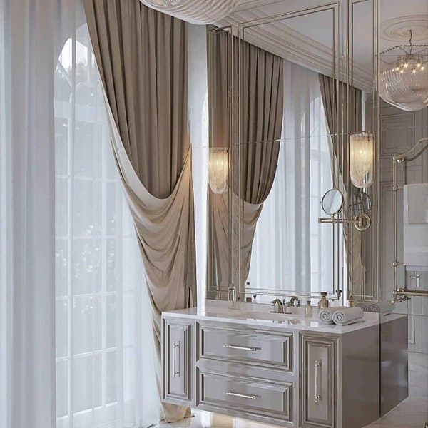 Bathroom curtain ideas-elegant picture-14