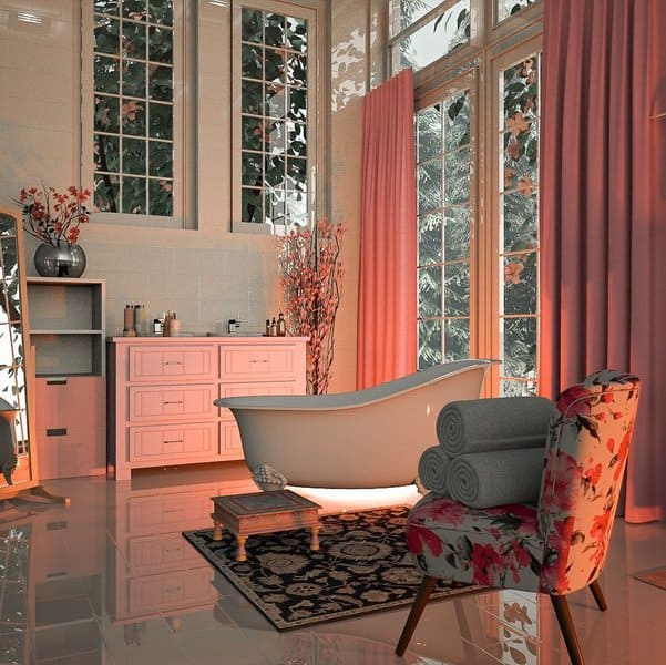 Bathroom curtain ideas-elegant picture-15