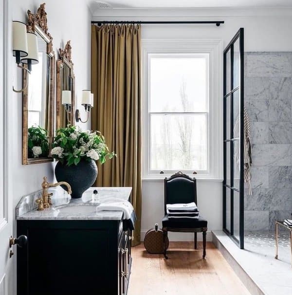 Bathroom curtain ideas-elegant picture-19th