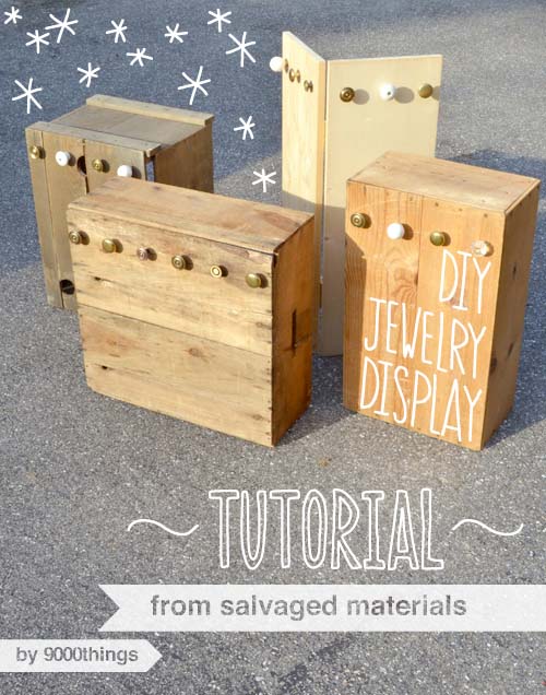 Unique Upcycles: Wooden Crate Jewelry Displays #diywoodcrateprojects #diywoodcrateideas #decorhomeideas