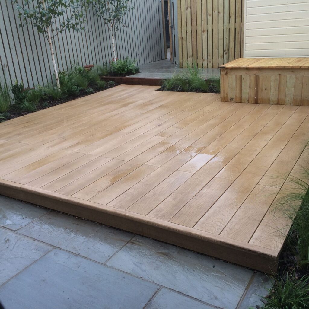 small garden decking ideas