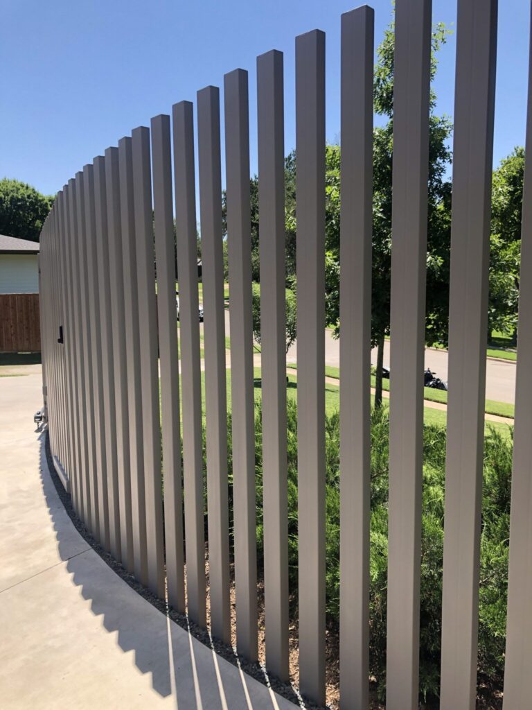 metal fence ideas