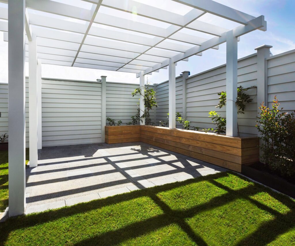 pergola with canopy