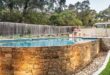 above ground pool landscaping