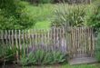 rustic garden fence