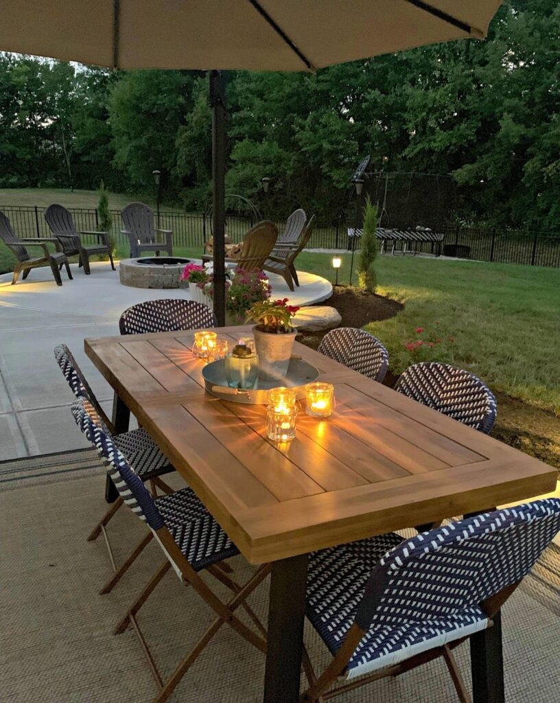 patio dining tables