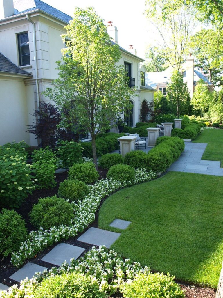 front yard landscaping design layout