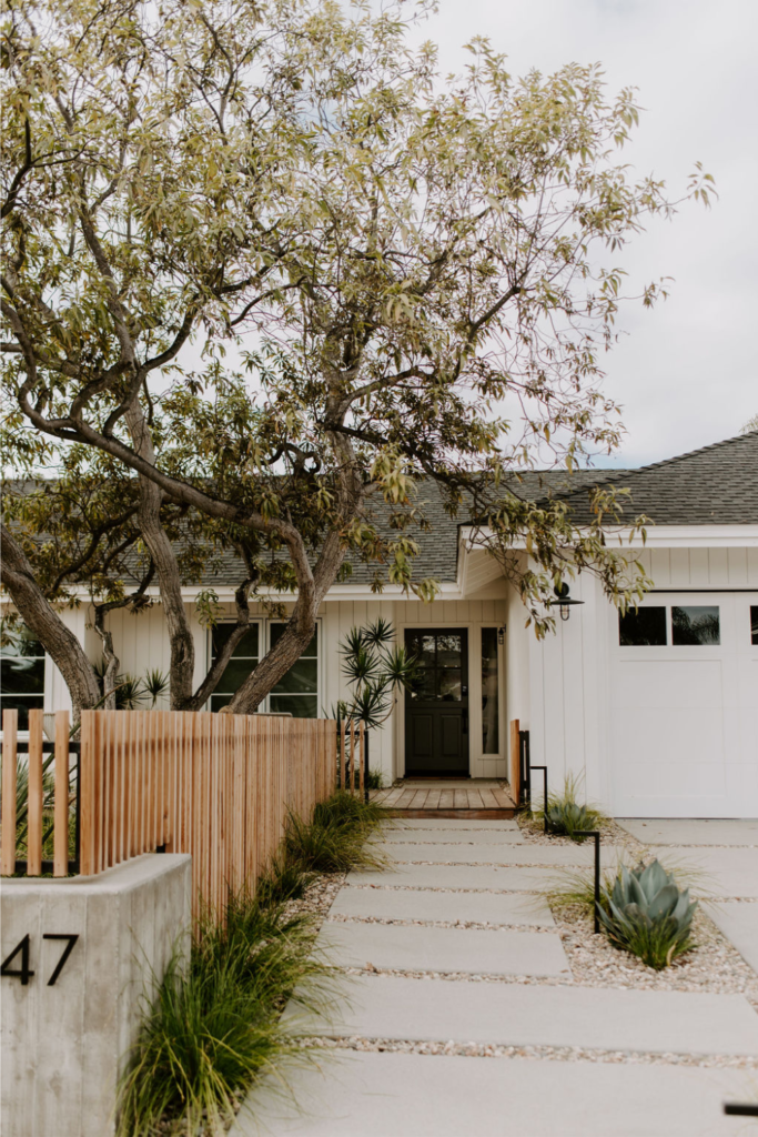 front yard walkway