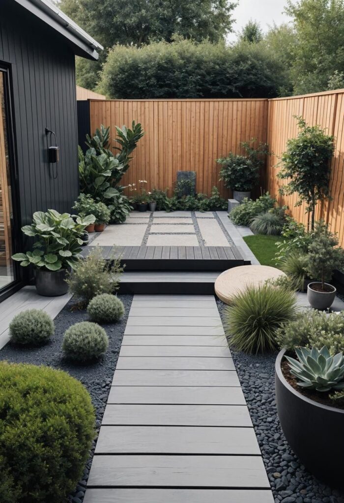 small garden oasis