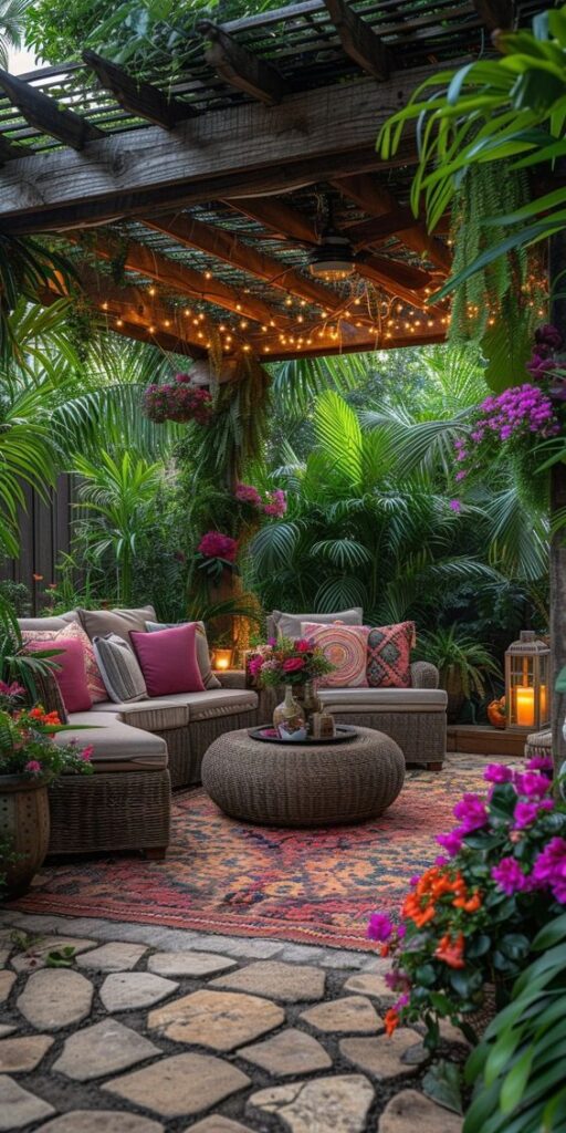 patio ideas with plants