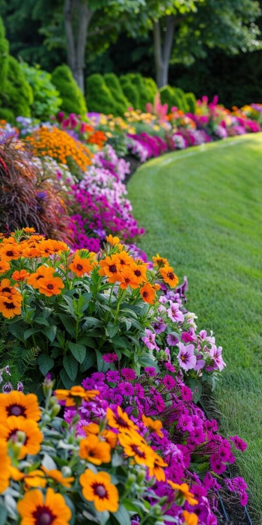 landscaping in front of house