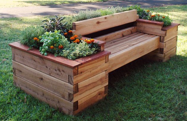 Creating a Stylish Garden Planter Bench for Your Outdoor Space