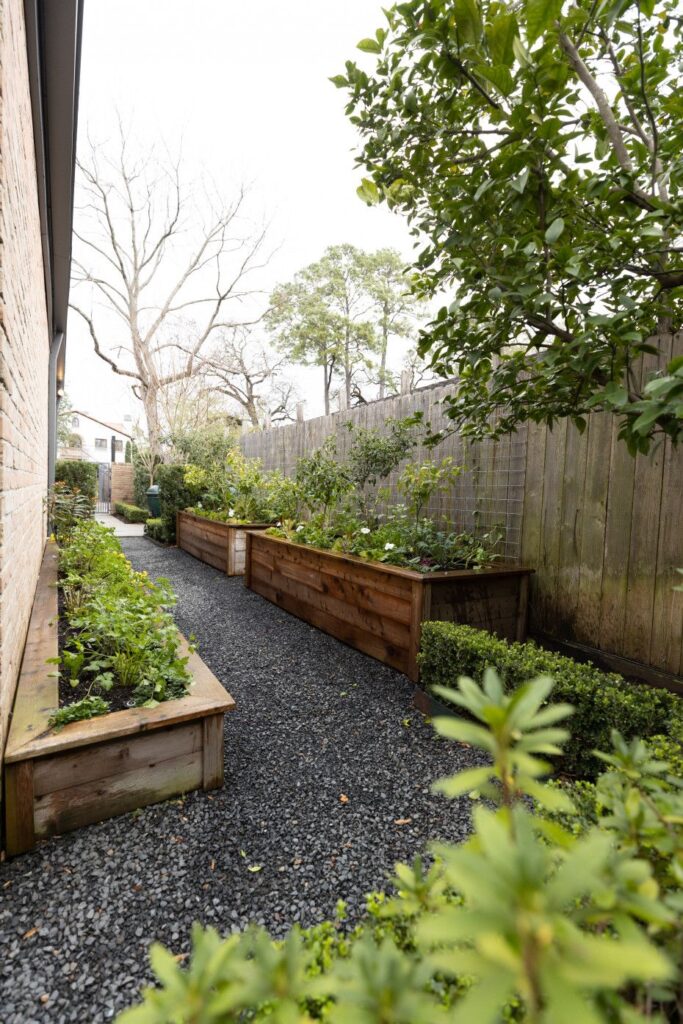 side yard garden