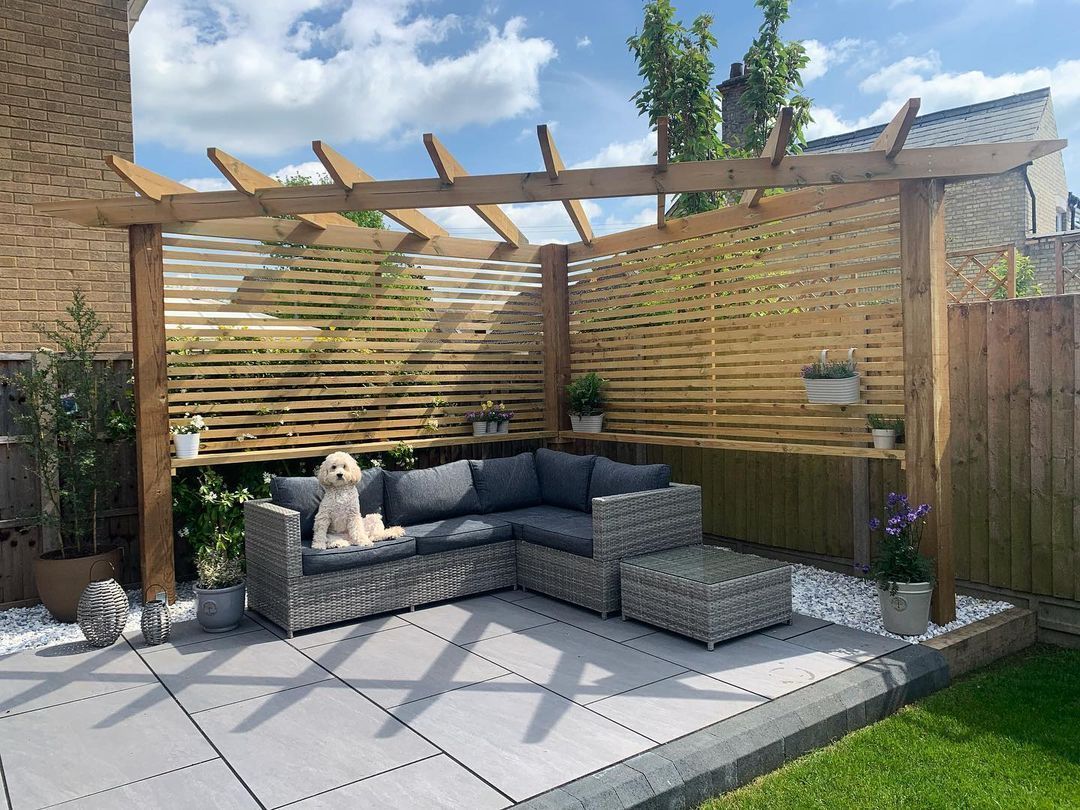 Creating the Perfect Outdoor Oasis: The Charm of a Corner Pergola