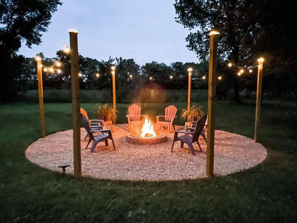 backyard ideas fire pit