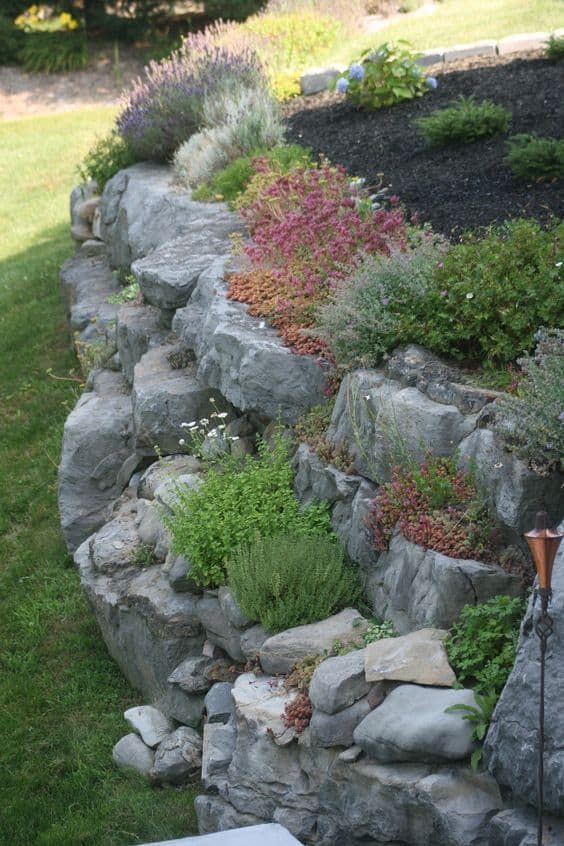 garden ideas with rocks