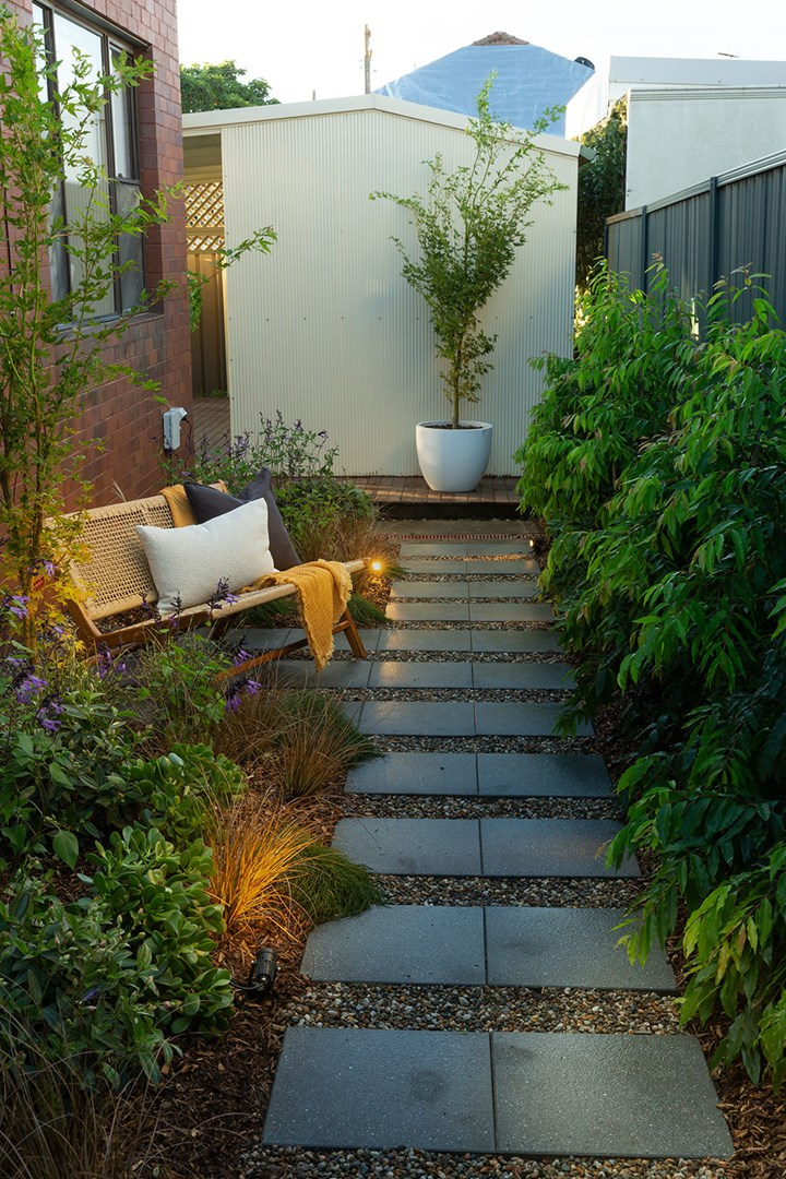 Creative Side Yard Solutions for Narrow Spaces between Houses