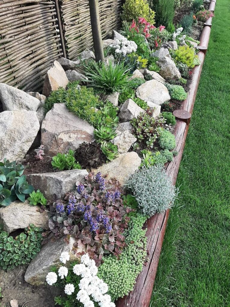 garden ideas with rocks