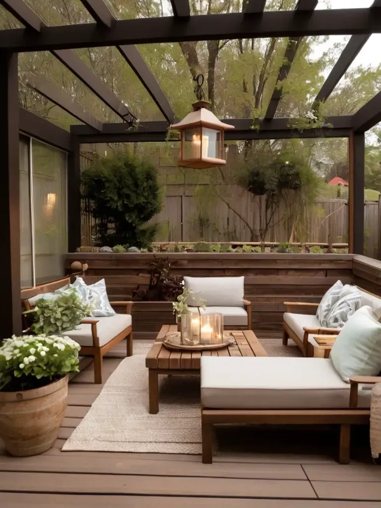 Creative and Stylish Outdoor Covered Patio Inspiration