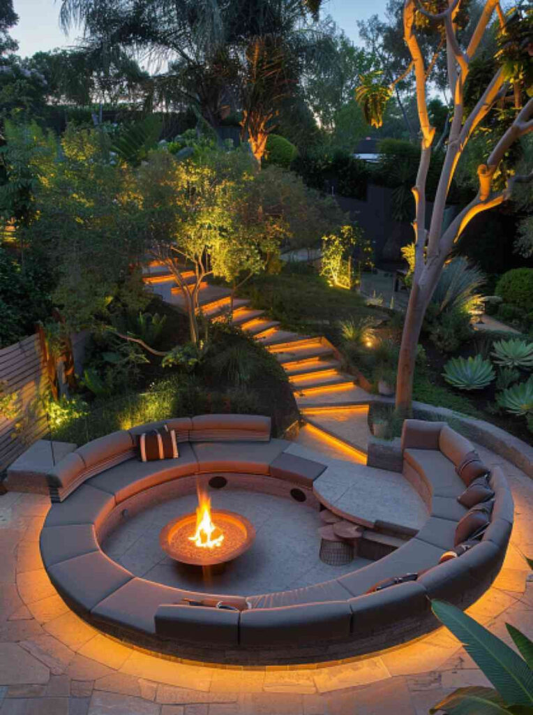 backyard ideas fire pit