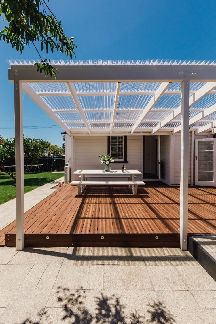 Elevate Your Outdoor Space with a Stylish Deck Roof