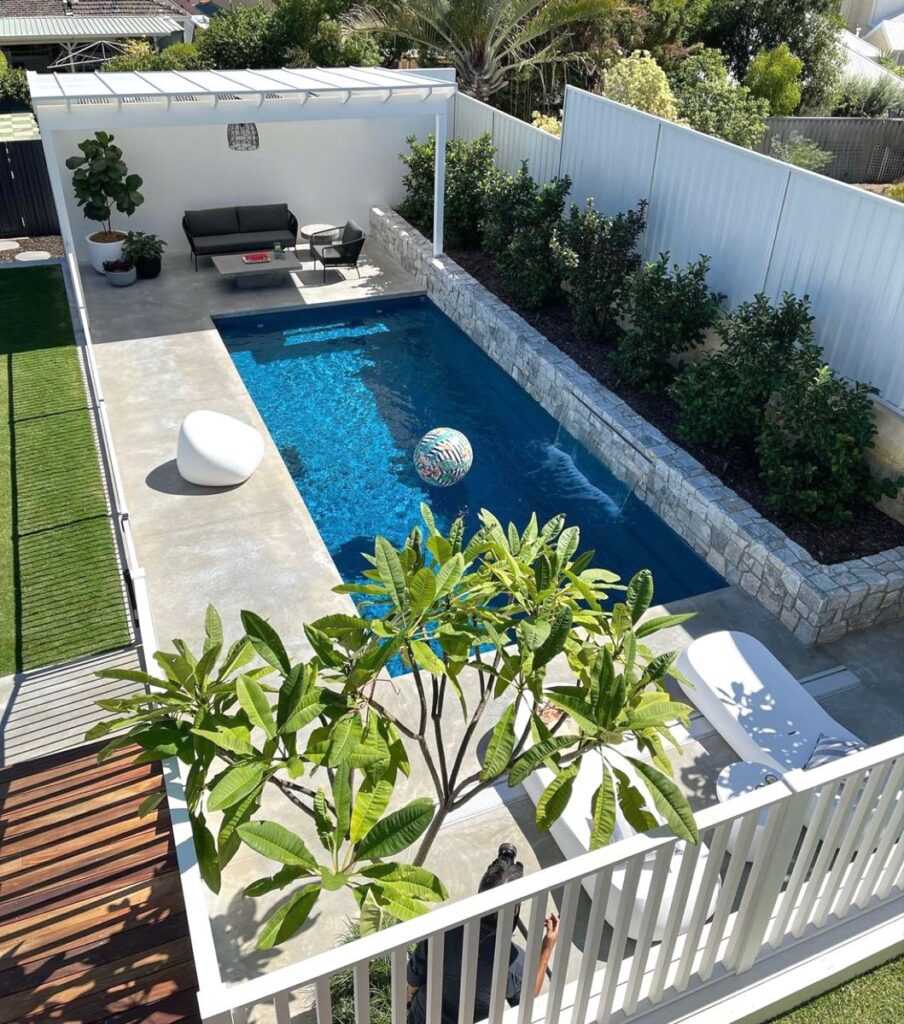 backyard pool landscaping