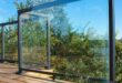 glass deck railing