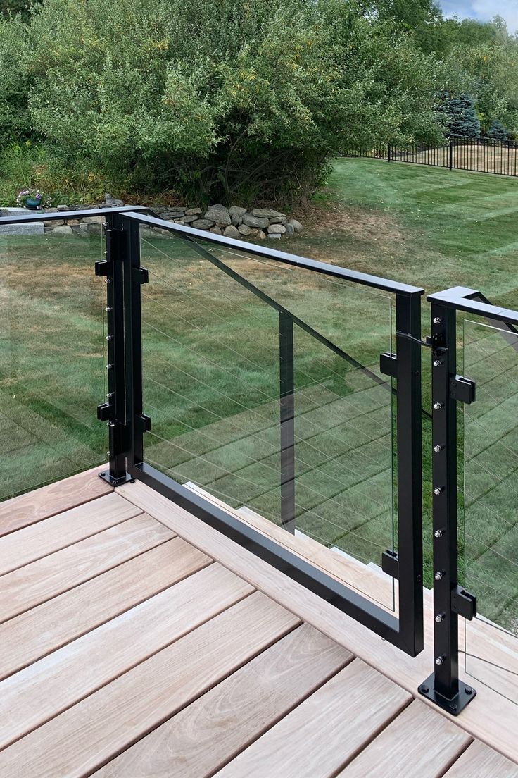 Enhance Your Outdoor Space with Sleek and Stylish Glass Deck Railing