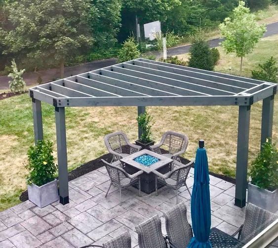 Enhance Your Outdoor Space with a Charming Corner Pergola