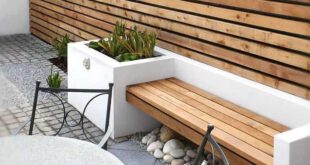 garden planter bench