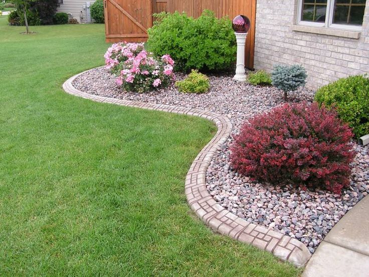 Enhancing Curb Appeal with Rock Flower Beds in Front of Your House