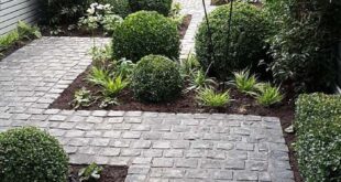 garden design with stones